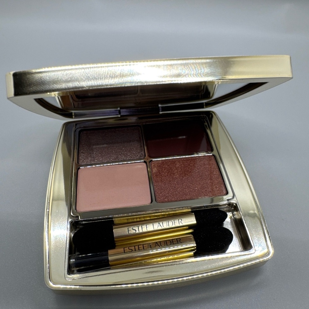 ESTEE LAUDER PURE COLOR ENVY LUXE EYESHADOW Quad 03 Aubergine Dream .21 OZ NWOB